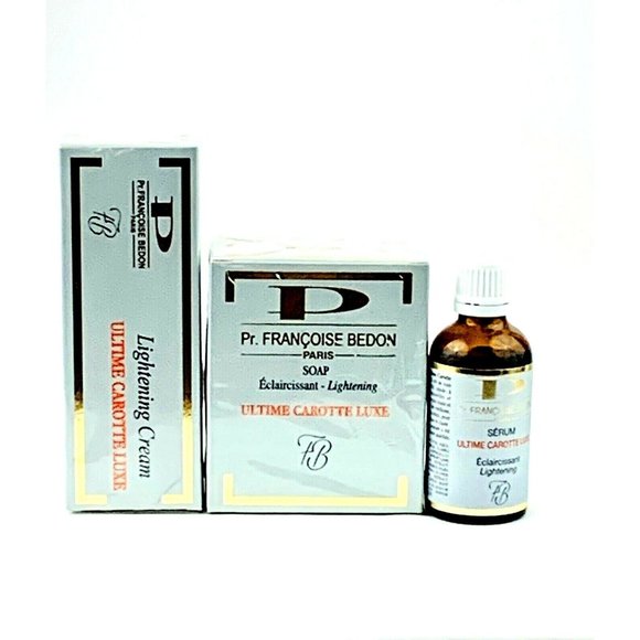 Pr, Francoise Bedon Ultime Carrot Luxe Soap, Serum, Tube Cream